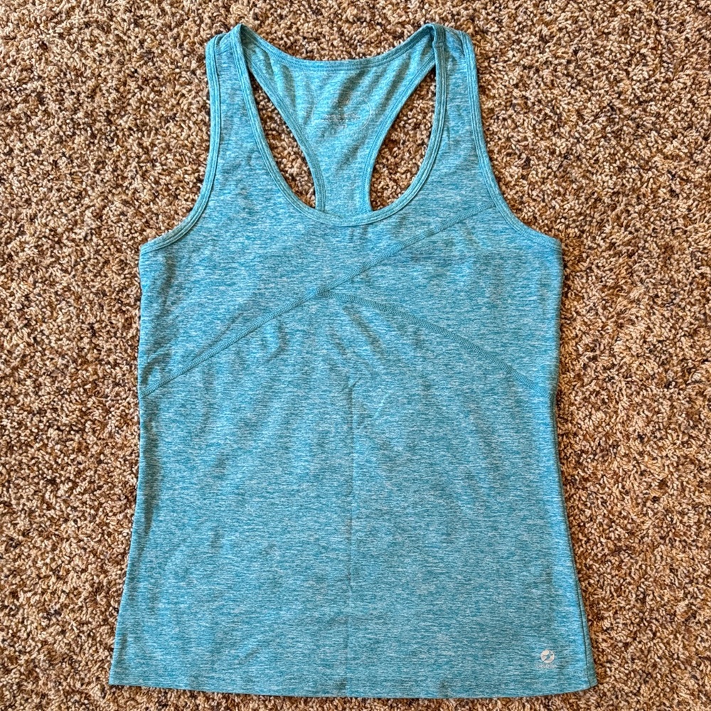 GUC Oiselle Heathered Blue Lux Tank, Medium